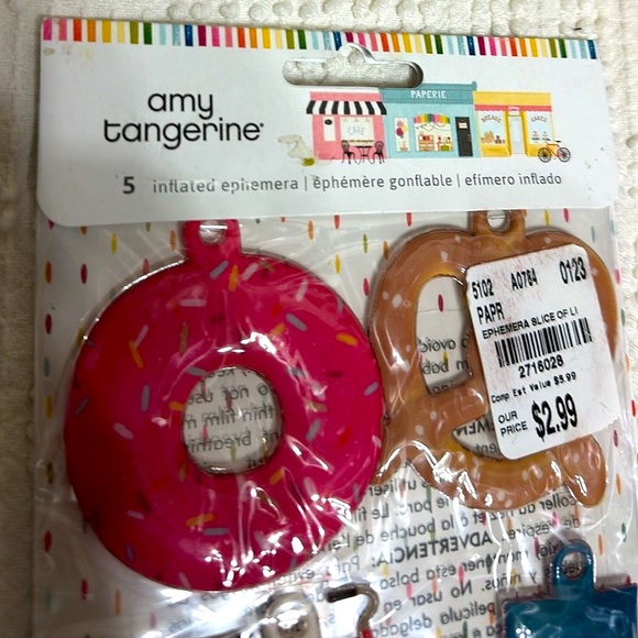 Amy Tangerine new old stock inflated ephemera 5 pieces - Picture 4 of 5